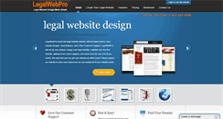 Desktop Screenshot of legalwebpro.com